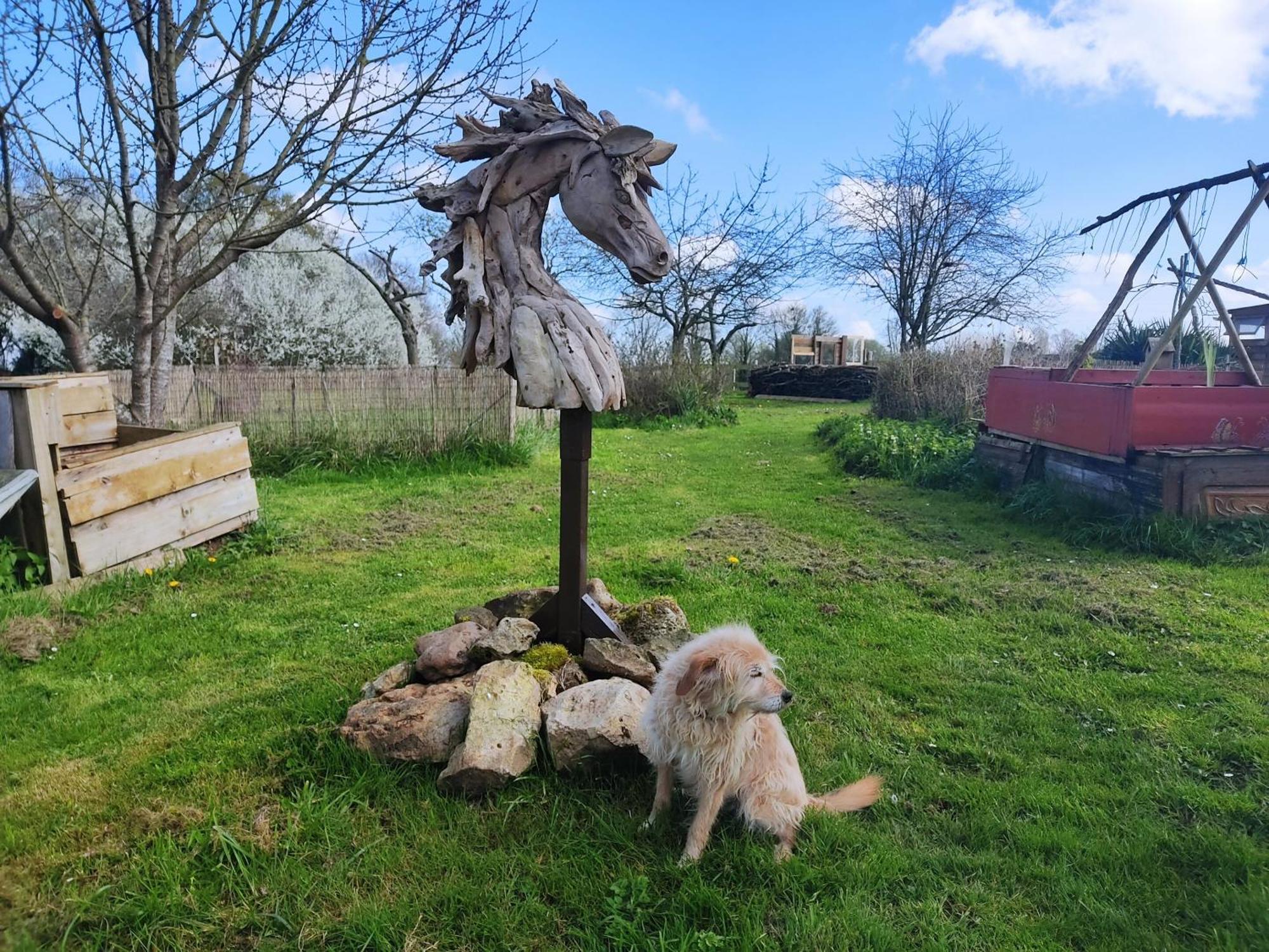 La Valise A Cheval Bed & Breakfast Mezieres-sur-Ponthouin Exterior foto